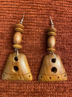 Wood Design Earrings